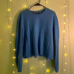 Slightly Cropped Blue Crewneck